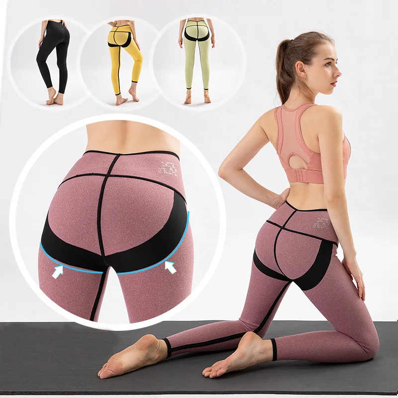 

Women Plus Velvet Yoga Tights, Outer Wear Pressure Tummy And Hip Pants Leggings