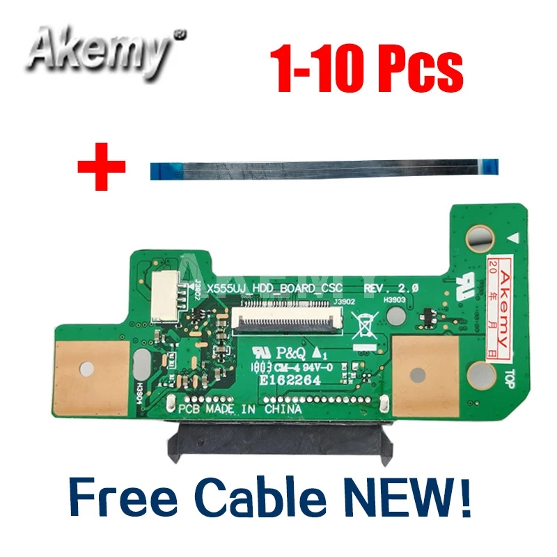 

1-10 шт. Новинка для For Asus X555U X555UA A555U F555U K555U X555UJ Rev 2,0 HDD плата жесткого диска 100% протестированная Быстрая доставка