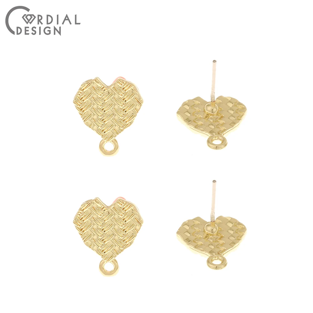 

Cordial Design 100 шт. 12*14 мм ювелирные аксессуары/форма сердца/серьги-гвоздики/Сделай сам/ручная работа/Ювелирная фурнитура и компоненты