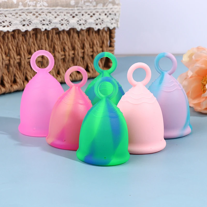 

NEW Color Female Menstrual Cup Vaginal Hygiene During Menstrual Period Female Physiological Cup