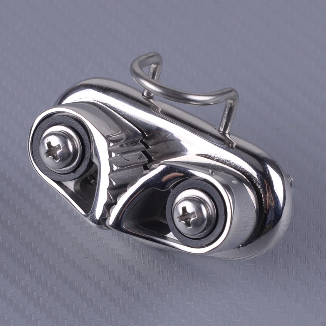 

DWCX 316 нержавеющая сталь 6,8x3,5 см лодка морской Быстрый вход канат Cam зажим с проволокой Fairlead подходит для линейных размеров до 10 мм