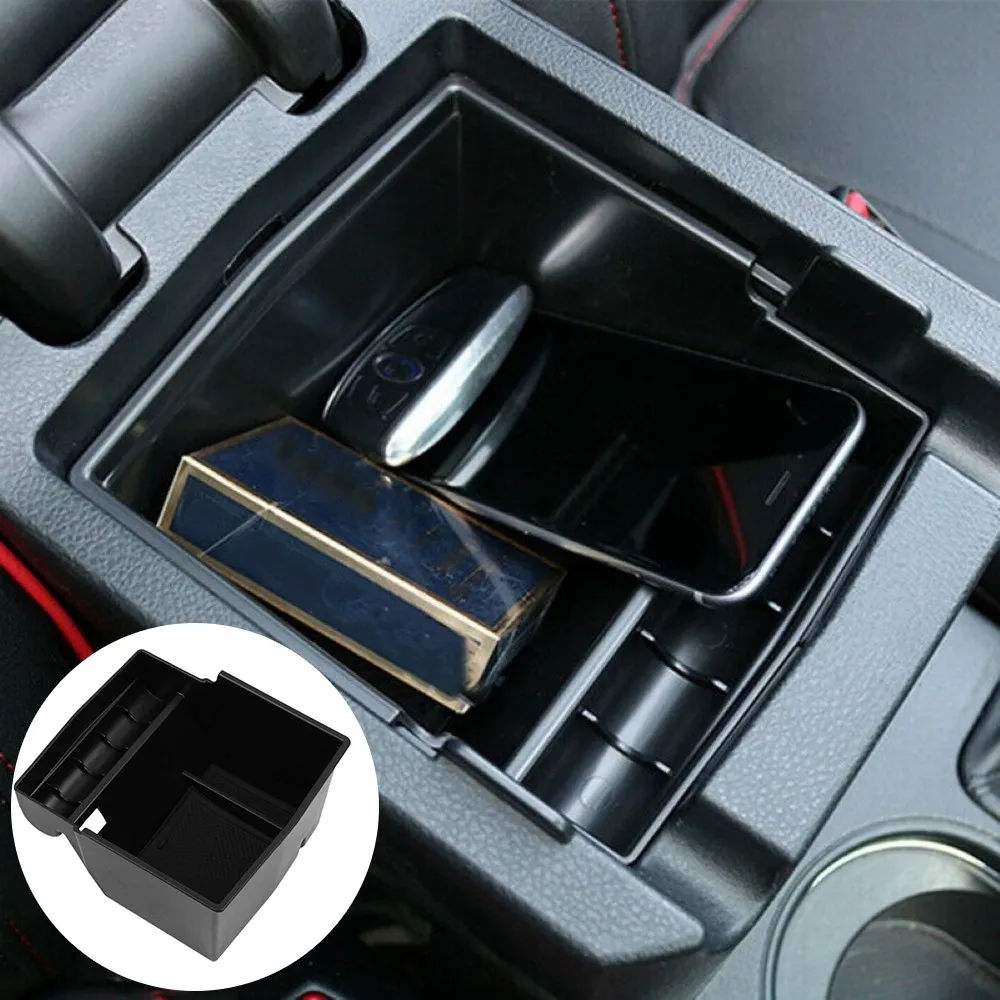 

Car Storage Center Console Armrest Tray Box Organizer Case For Subaru Forester 2014-2018