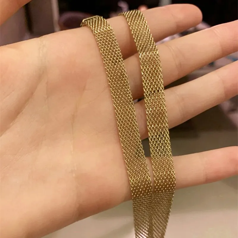 

Goth Women's Neck Chain Metal Net Choker On The Neck Strap Style Necklaces And Pendant Jewelry 2021 Collar For Girl Kpop Chocker