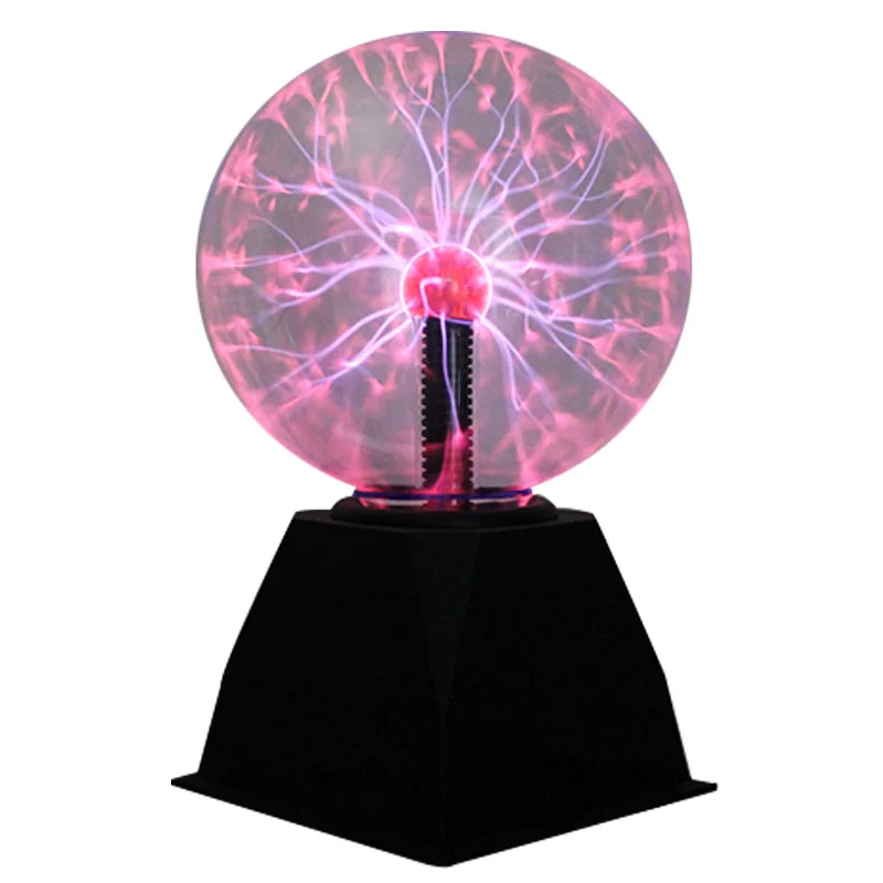 Strange New 3-4-6 Inch USB Electrostatic Ball Lamp Bedroom Decoration Crystal Magic Ion Ball Lightning Light Ball Voice Control