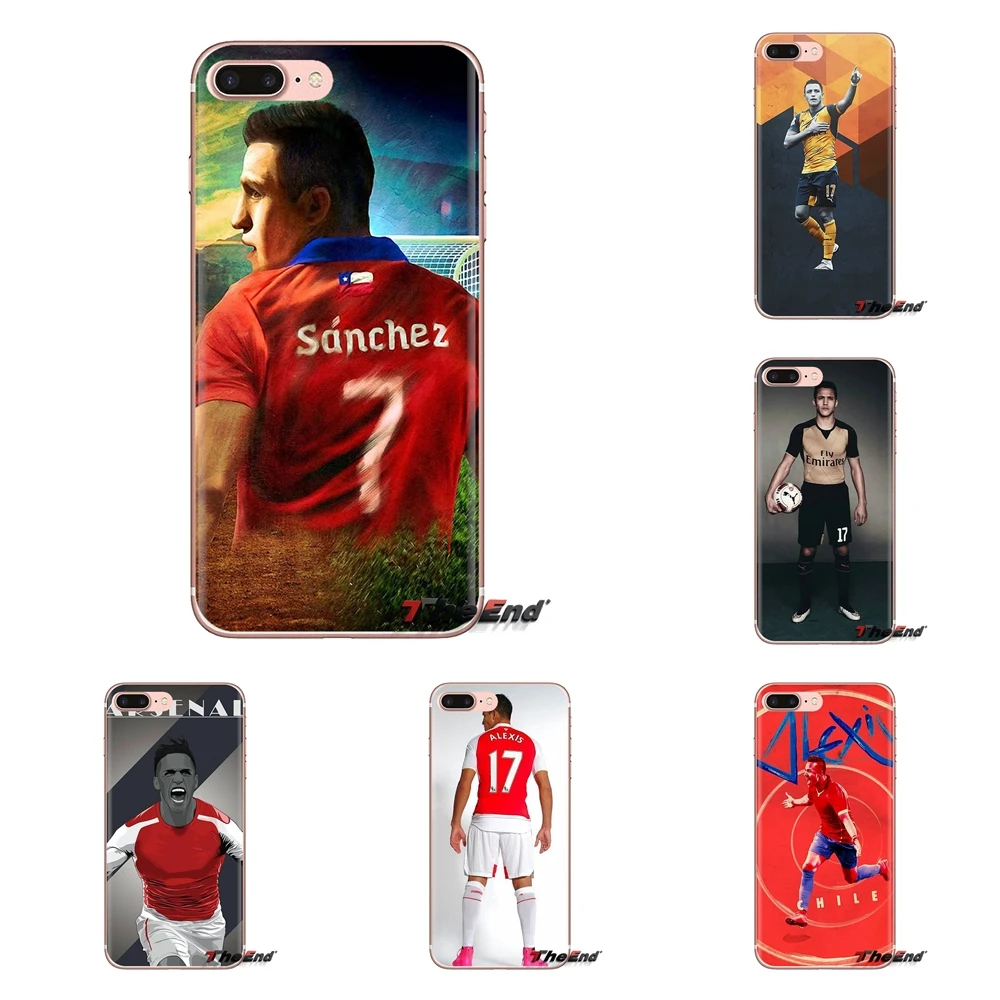 Прозрачный чехол из термополиуретана с Чехлы Алексис Санчез Футбол Star для