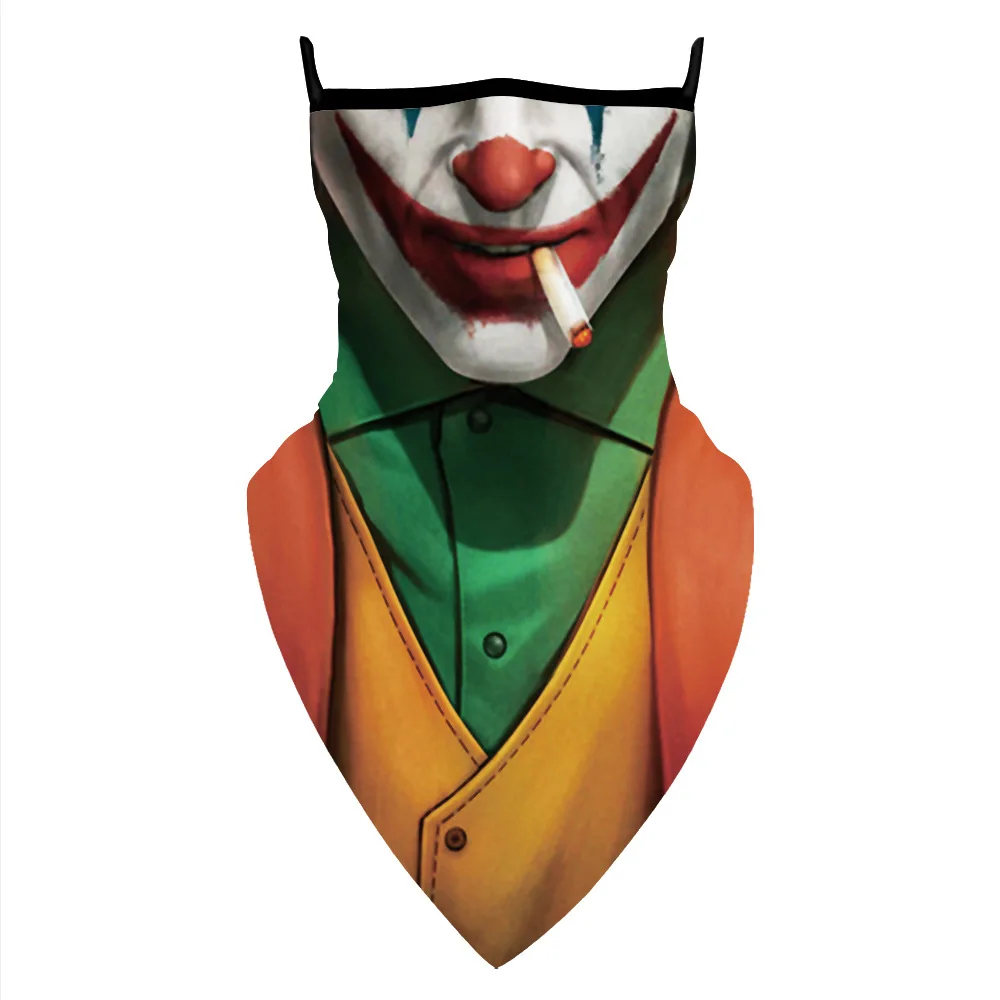 

Joker Arthur Fleck Clown V for Vendetta Halloween Cosplay Face Mask Neck Scarf Masks Bandana Headband Balaclava