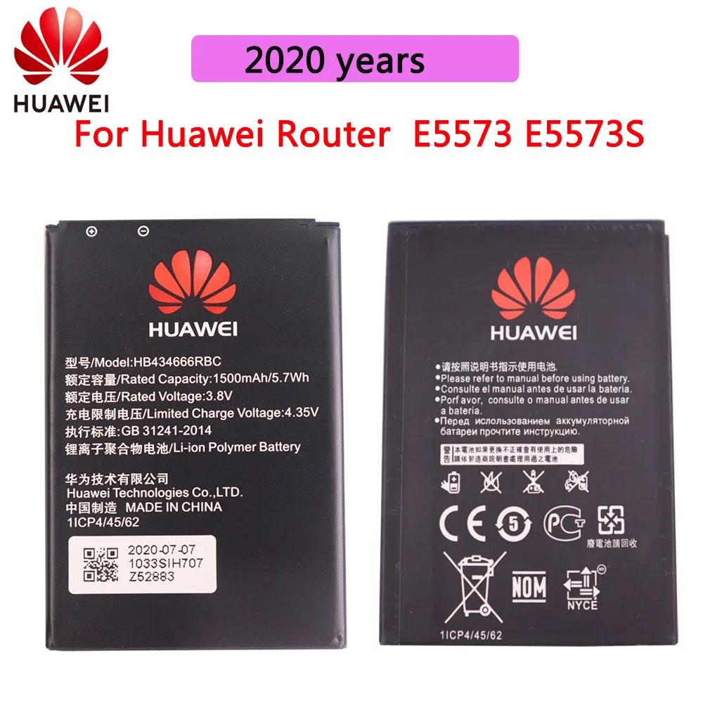 Оригинальный HB434666RBC аккумулятор телефона для Huawei маршрутизатор E5573 E5573S E5573s 32 320 606