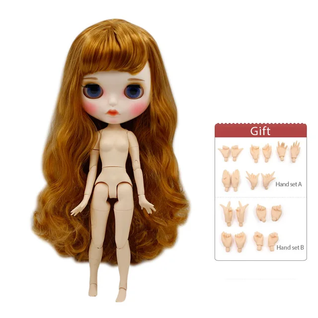 Ледяная фабрика blyth кукла Обнаженная шарнир тело 1/6 BJD 30 см модные куклы игрушки подарок специальная цена на продажу - Цвет: 260BL764 M