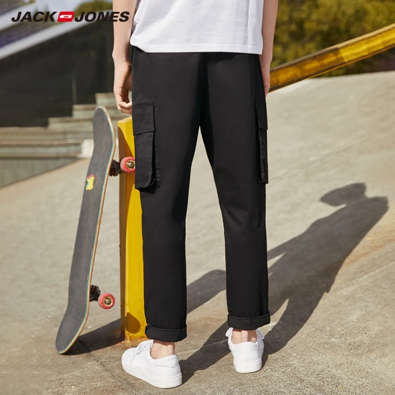 JackJones Мужские Короткие повседневные спортивные брюки до щиколотки с карманами