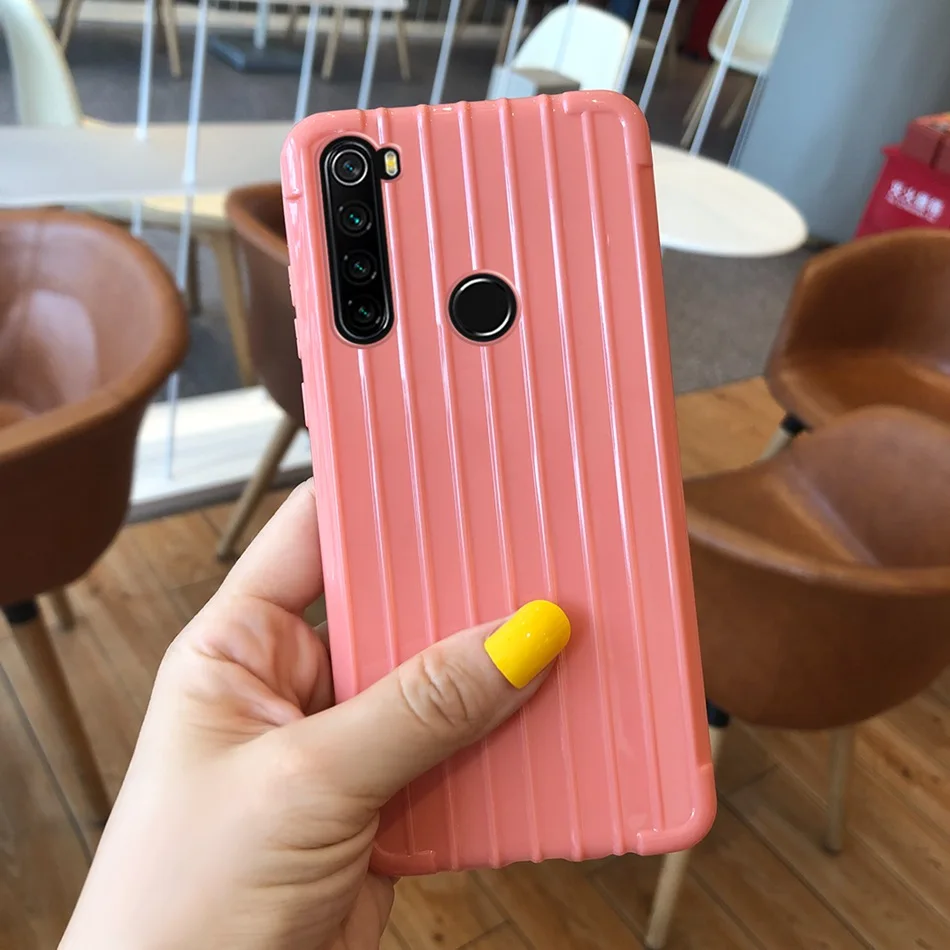 Роскошный чехол-багажник для телефона Xiaomi Redmi Note 8 T чехол Pro мягкий силиконовый |