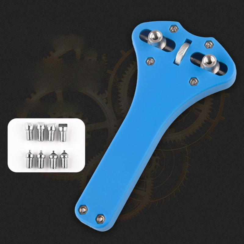 

Регулируемая задняя крышка для наручных часов, открывалка для наручных часов, Резьбовая задняя крышка для наручных часов, инструмент для уд...