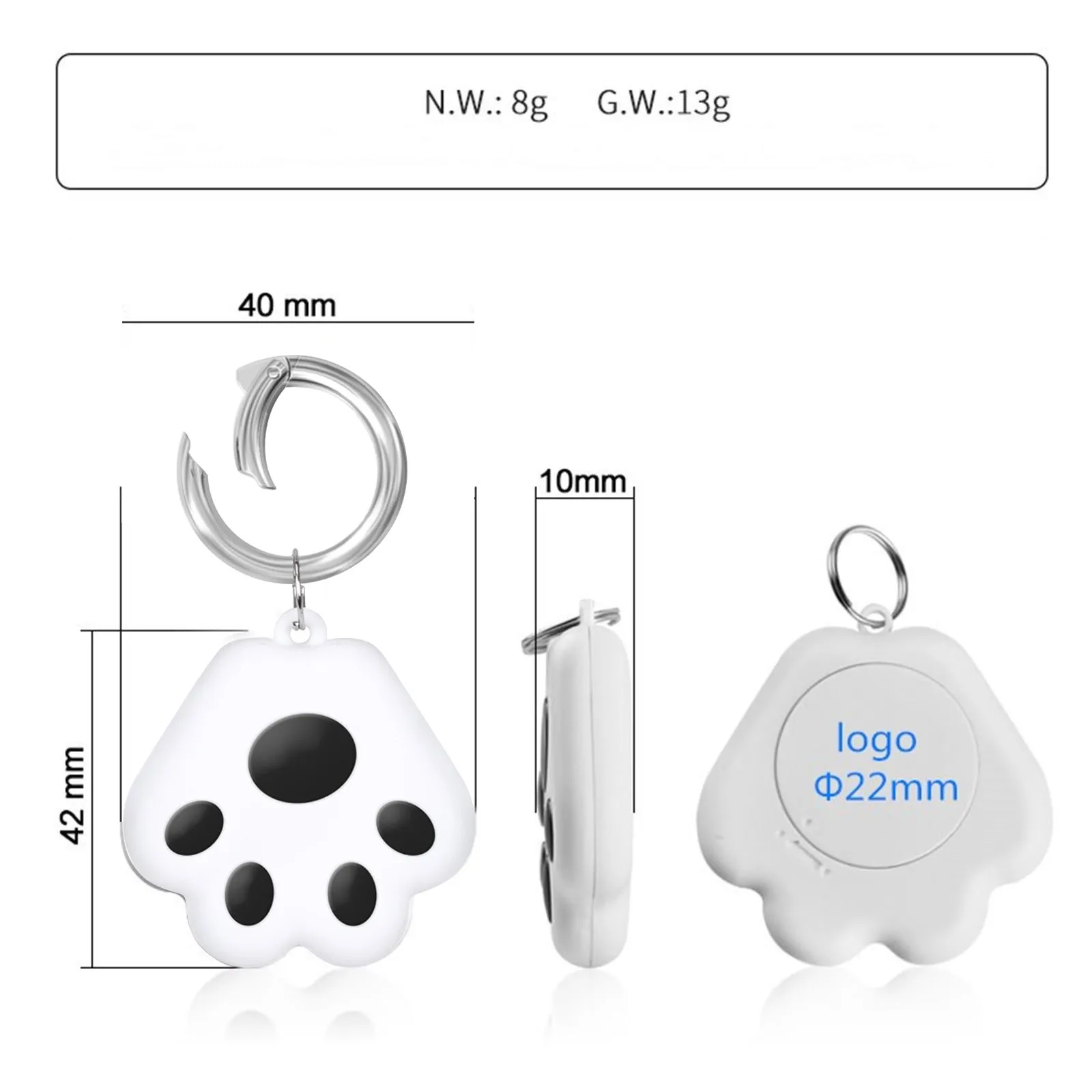 gps trackers cat dog mini tracking loss prevention waterproof device tool pet gps locator cute paw shape auto accessories lr3 free global shipping