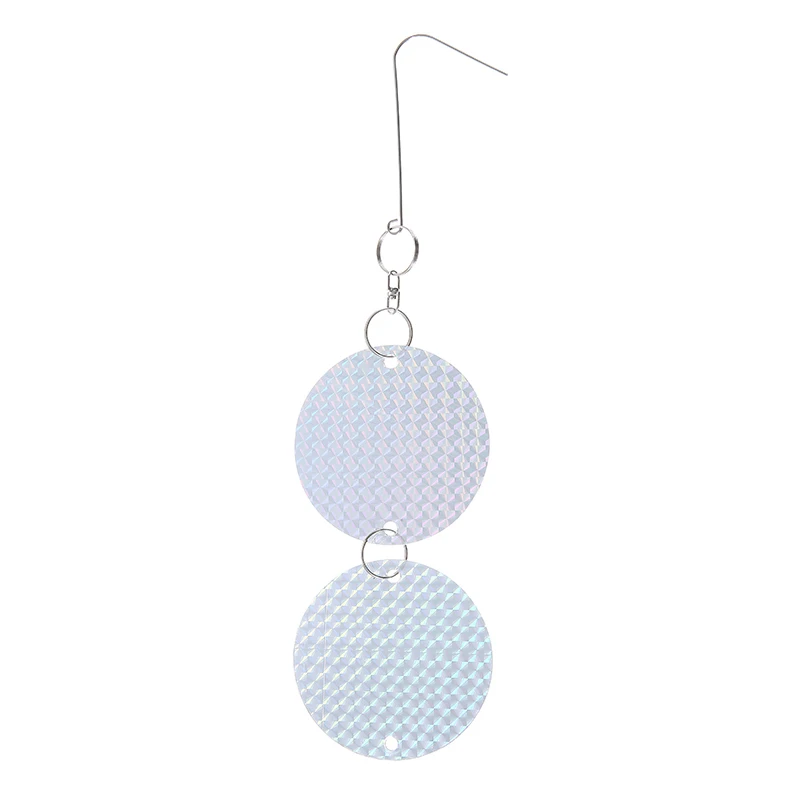 

Отражающий Репеллент для птиц, серебристый ветрозащитный Репеллент для сада, 16 шт., 18,5x7,7 см