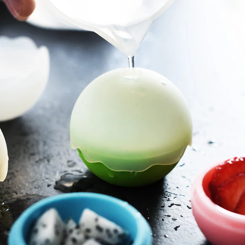 Креативная силиконовая форма для приготовления шариков диаметр 6 5 см лоток