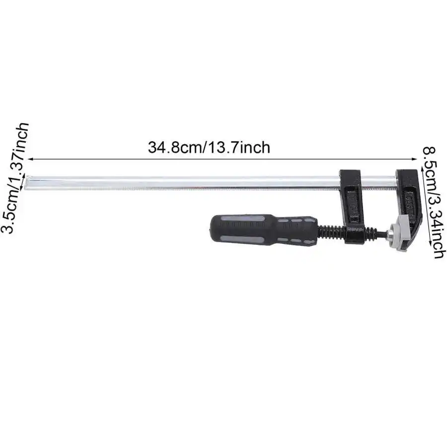 

4Pcs Clamps For Woodworking Quick Release Heavy Duty F Clamp Metal Wood Bar Clamping Clips Vise Carpentry Tools