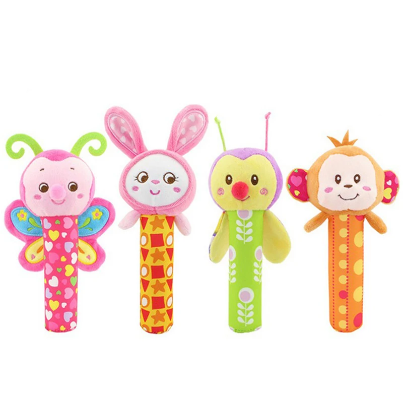 Разные виды детских игрушек детская ручка-штанга игрушки для детей животные из