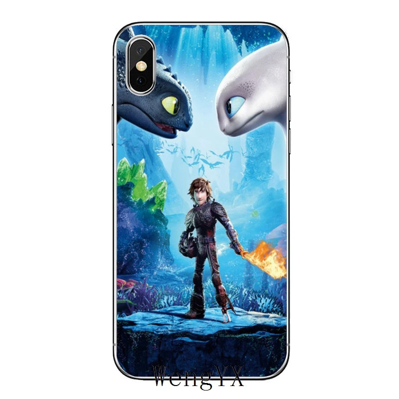 Как приручить дракона 3 Беззубик свет яура для iPhone 11 pro XR X XS Max 8 7 6s plus SE 5s 5c iPod Touch 5 6 Чехол - Цвет: Light-Fury-A-05