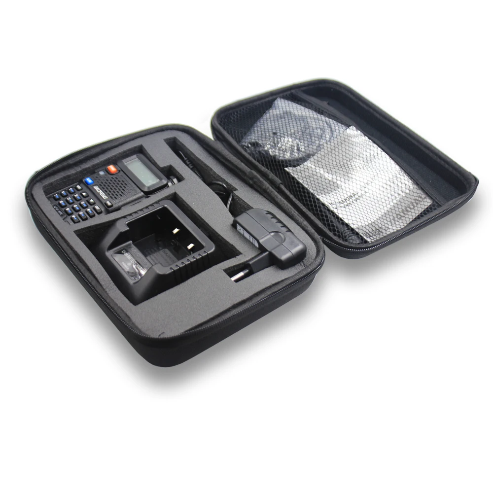 2PCS Two Way Radio Case Handbag Portable Storage Hand Carry For BAOFENG UV-82 UV-5R Series Walkie Talkie Bag Launched Hunting