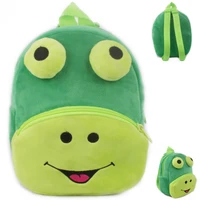 1 3 years frog mini schoolbag baby mochila childrens shool bags kids plush backpack for birthday christmas gift