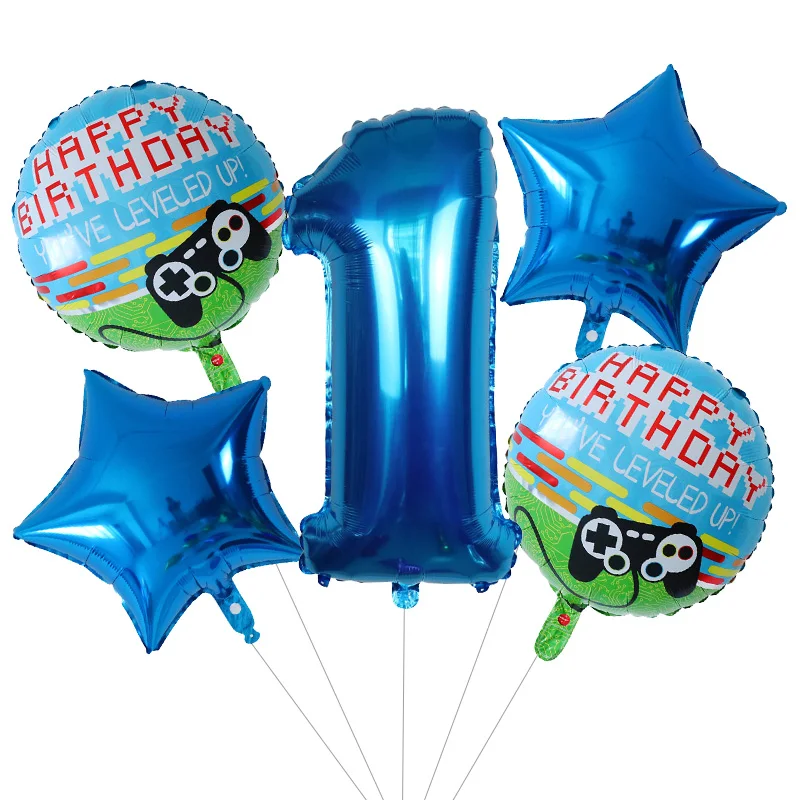 Игровой контроллер для видеоигр воздушный шар из алюминиевой фольги украшение