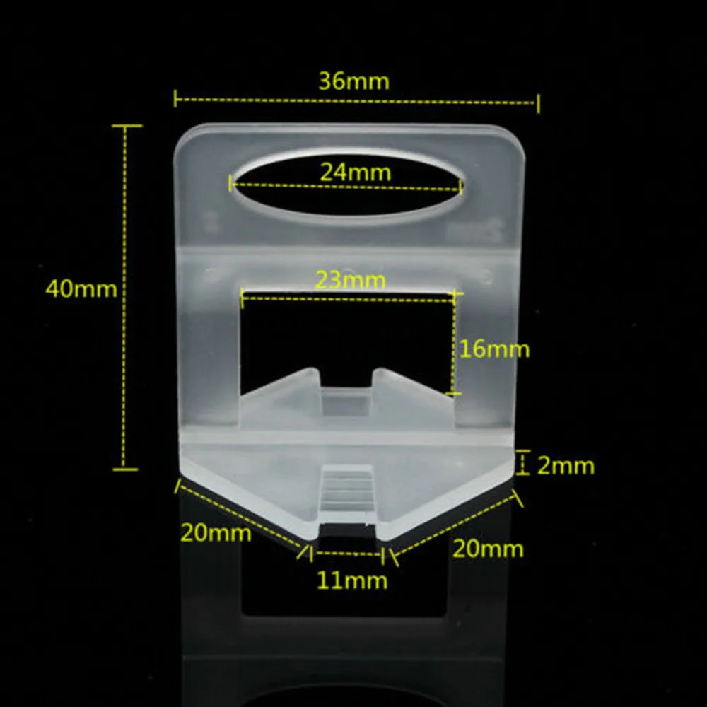 1000 шт многоразовые плоские плитки выравнивающие системы зажимы 2 мм стены пола