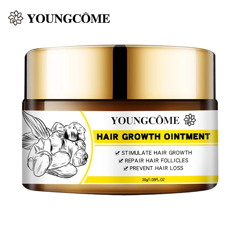 

YOUNGCOME Hair Growth Ointmen Ginger Extract Deeply Protects Roots Prevents Hair Loss Promotes Follicle Growth head care cream