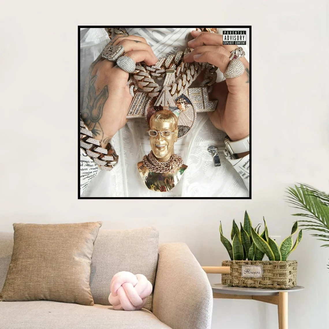 

Альбом АА Эммануэль рэп, постер с обложкой для музыкального альбома, принты на холсте, настенная живопись для гостиной, домашний декор (без р...