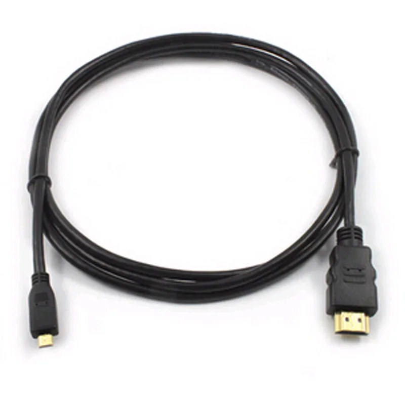 Кабель 1 5 м Micro HDMI-HDMI штекер видеокабель для смартфона ТВ HD TV HD-монитора ноутбука
