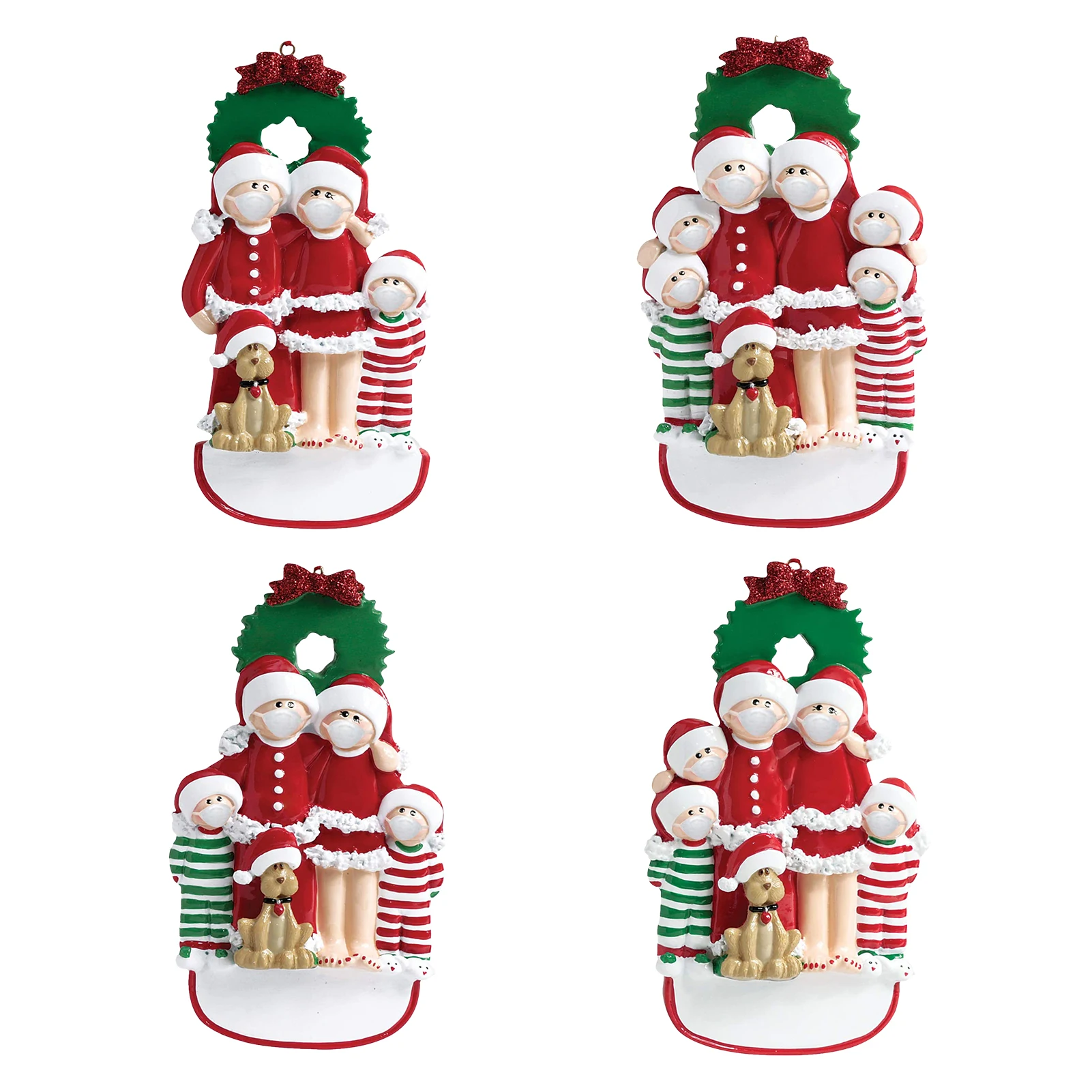 

2021 Christmas Tree Ornament Personalized Family Decor Pendant #W0