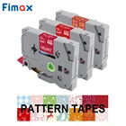 Fimax, 1 шт., лента с рисунком, совместимая с Brother TZE231 Tze-231 12, для сенсорных принтеров p touch P TZe131 tz231