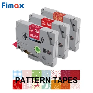 Fimax, 1 шт., лента с рисунком, совместимая с Brother TZE231 Tze-231 12, для сенсорных принтеров p touch P TZe131 tz231