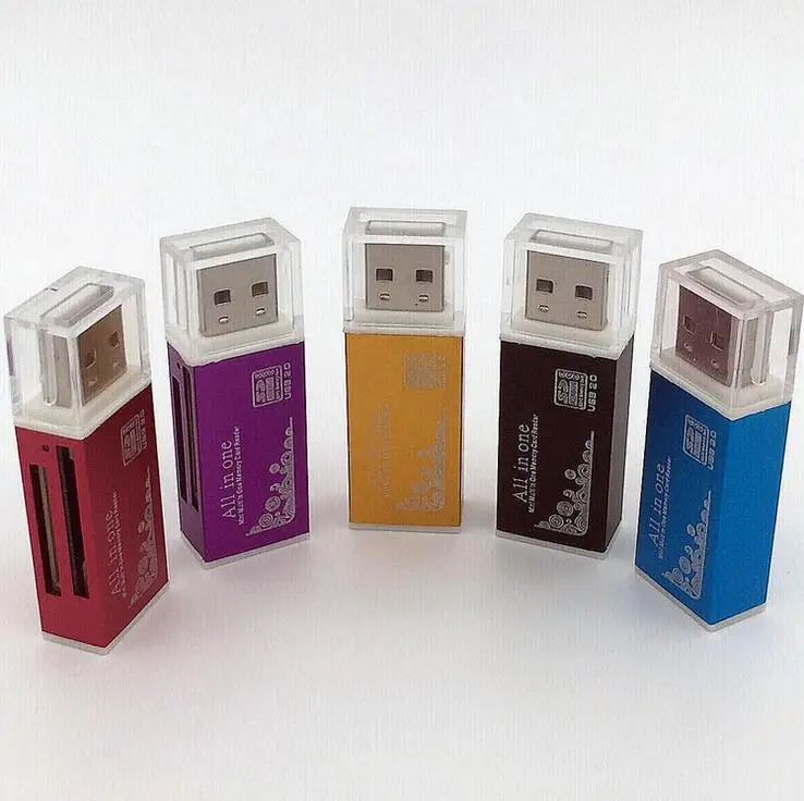 Высококачественный многофункциональный адаптер для Micro SD SDHC TF M2 MMC MS PRO DUO все в 1 USB