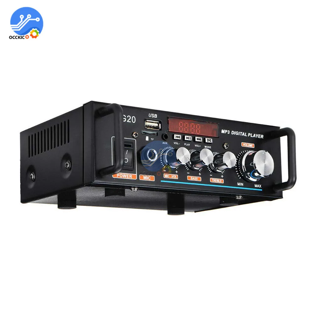 220 В 600 Вт домашние усилители HiFi сабвуфер домашний кинотеатр звуковая система Аудио Автомобильные усилители FM TF AUX MP3 плеер дистанционное управление