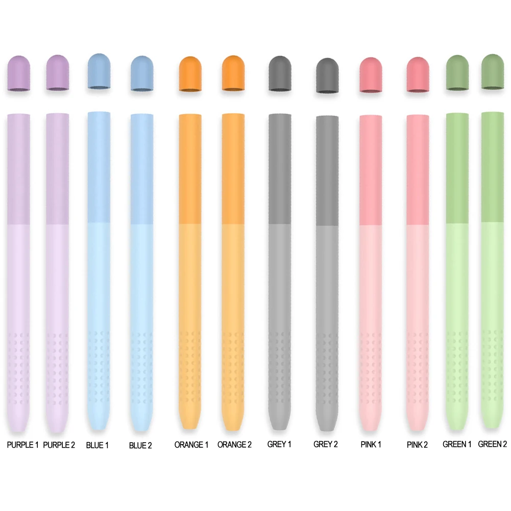 Silicone Case with Tip Covers Protective Cap Nib Holder Stylus Cover for Apple Pencil 1 2 Protector Accessories | Компьютеры и офис