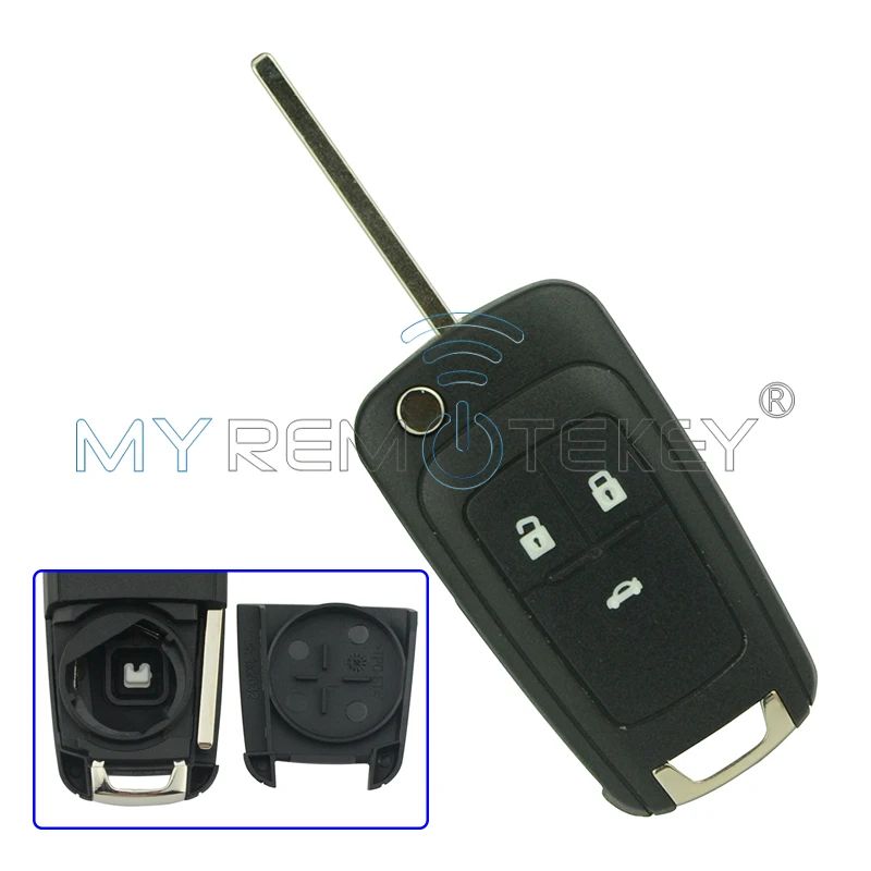 Чехол для автомобильного ключа пульта HU100 с 3 кнопками|blade blade|blade 3blade key |