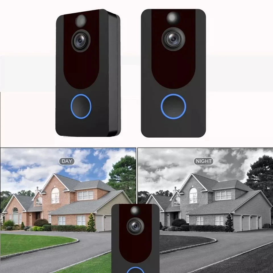 Видеодомофон tejosa FHD 1080P умный дверной звонок Wi-Fi визуальная связь с чимом ночное