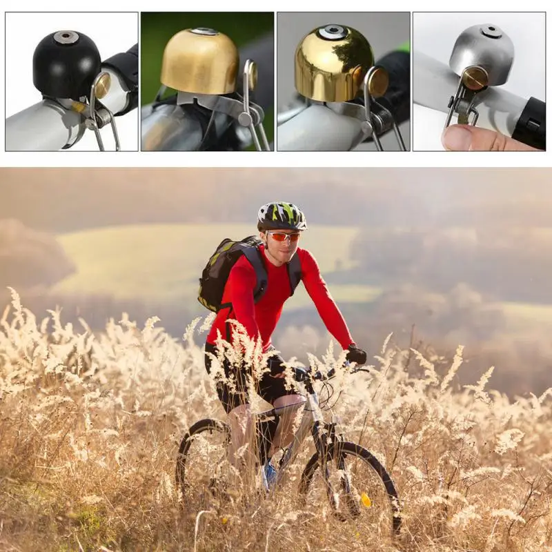

Bicycle Bells Accessories Bicycle Bell Retro Bicycle Copper Bell Folding Scooter Super Loud Speaker Riding Mountain Bike Horn