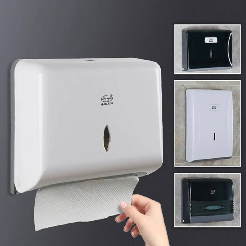 

Tissue Box Wall Mounted Toilet Paper Box Punch Free Tissue Boxes Waterproof Self-adhesive Toilet Paper Holder For Kitchen Home