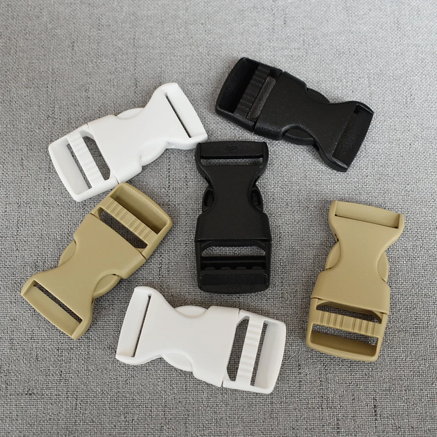

5 Pcs/Lot 25 mm Plastic Release Buckle Strap For Bag Dog Collar Necklace Bracelet Paracord Sewing Accessory