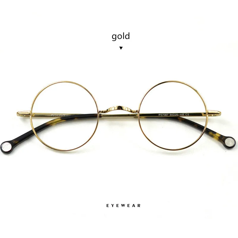 

Retro Eyeglass Thin Edge Alloy Square Myopia Eyeglass Frame Clear lens Eyeware