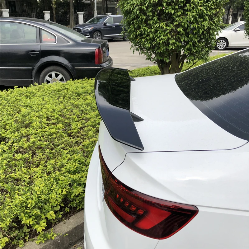 Для Audi A4 A3 спойлер 2019 2020 TF высококачественный Спойлер ABS Материал заднее крыло