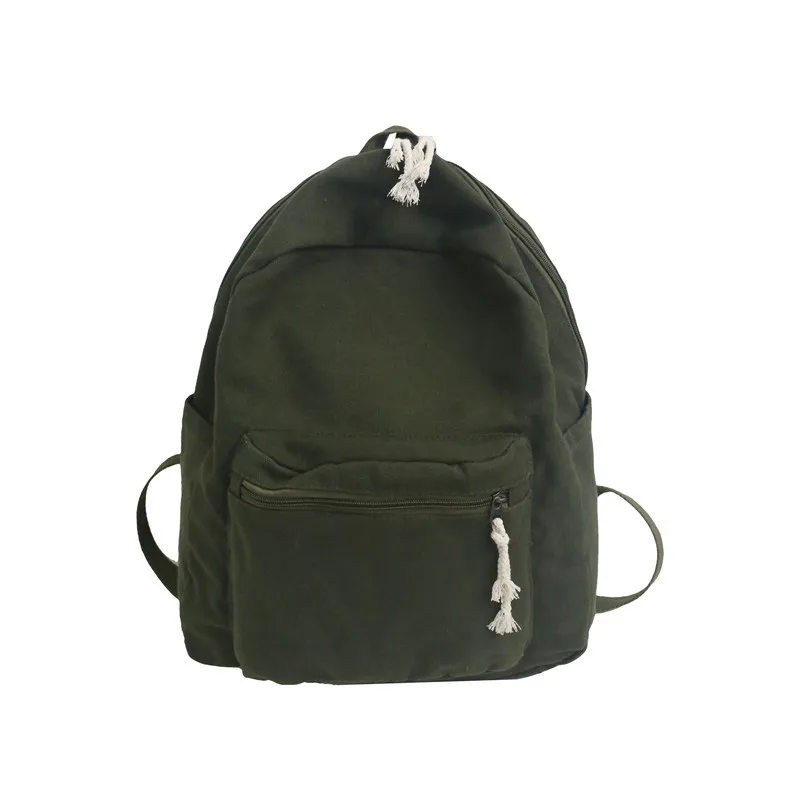 

2019 New Fashion School bags Woman's Campus Retro Simple bags