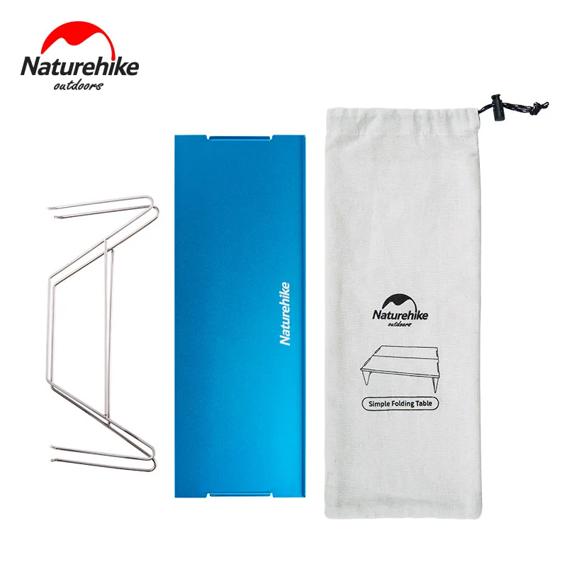 Портативный Складной Стол Naturehike NH17Z001 L с алюминиевой столешницей для кемпинга на