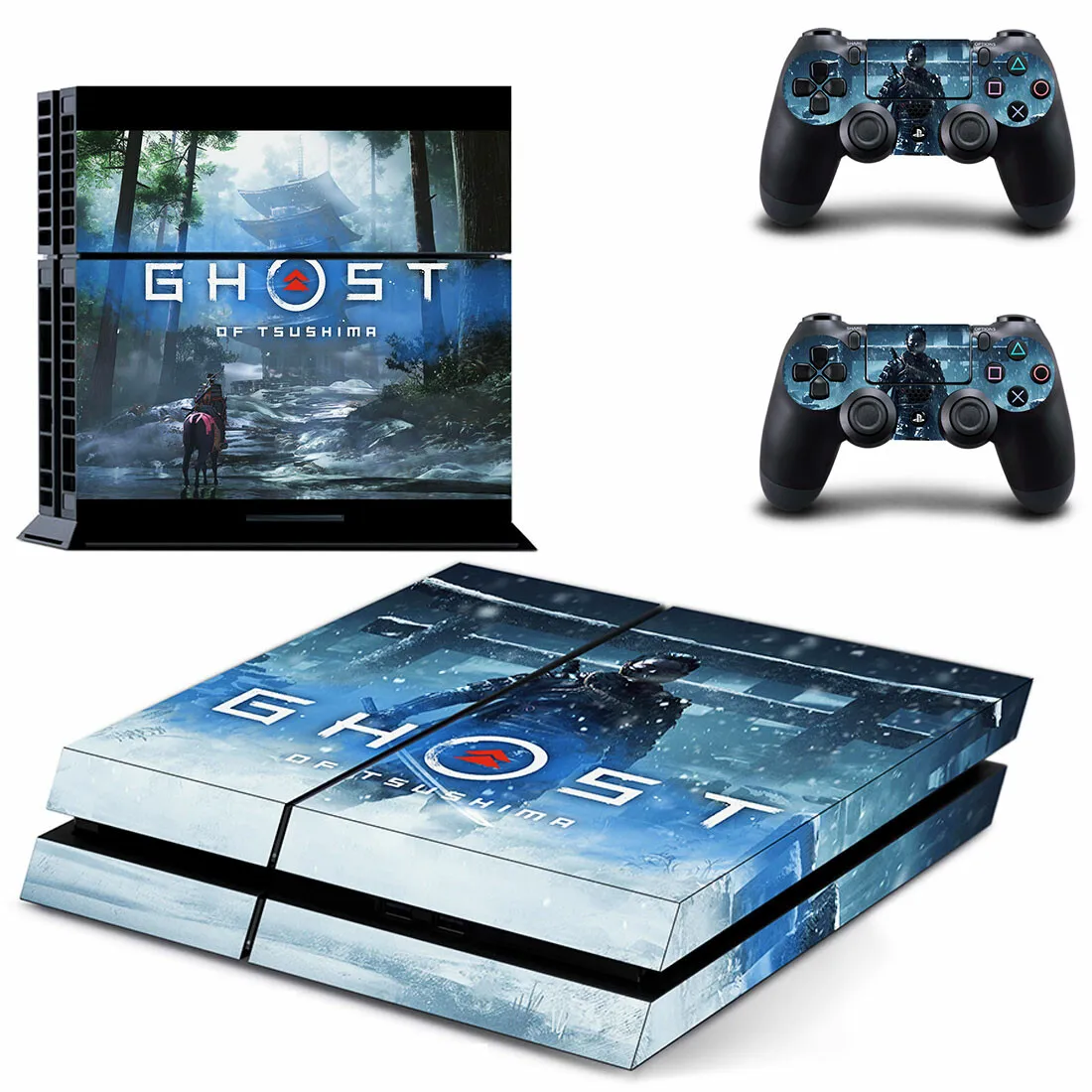 Призрак Tsushima PS4 Стикеры s Play station 4 кожи наклейки для Игровые приставки консоли и