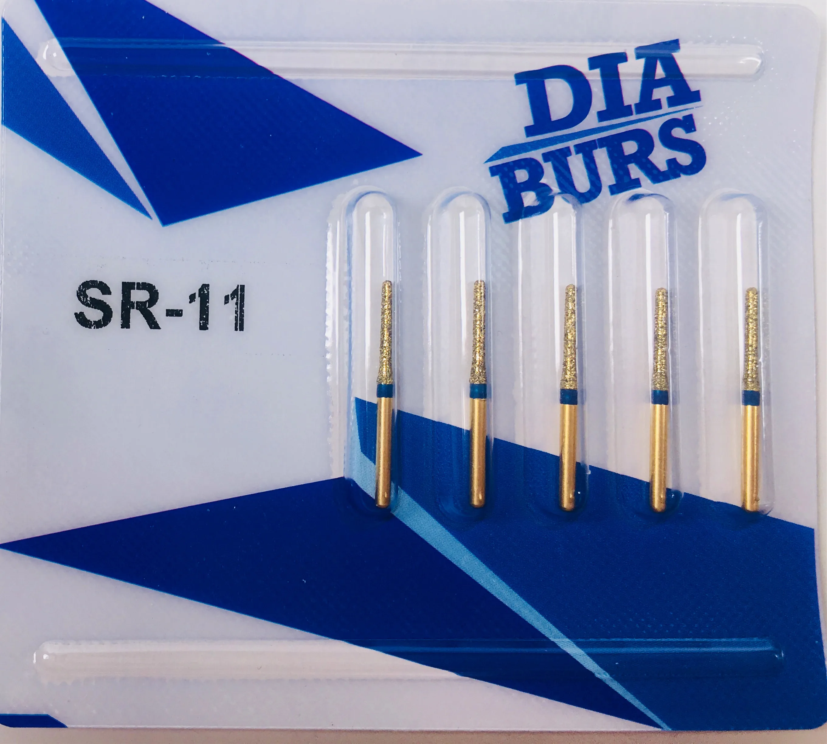 SR-11 зубные золотые алмазные боры высокоскоростной наконечник круглая колонна