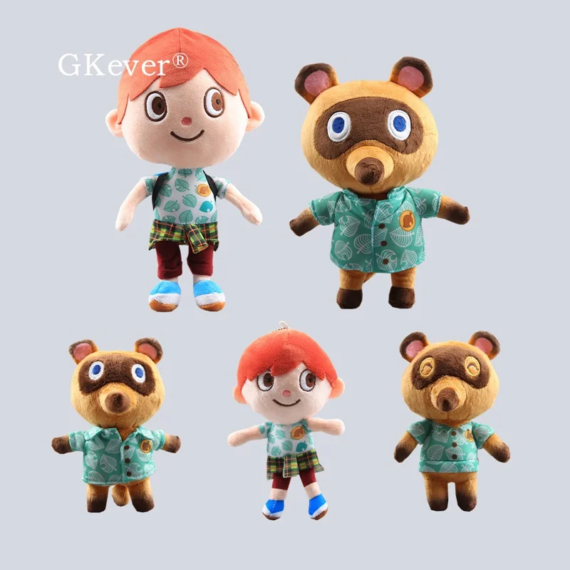 Милые милые мягкие животные К. Tom Nook 20 см Селеста животное пересечение Porter Rover Bob