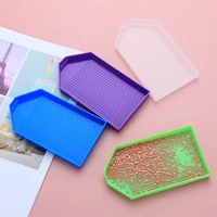 sewing accessories embroidery can open square plastic drill plate tray plate diamond painting tool