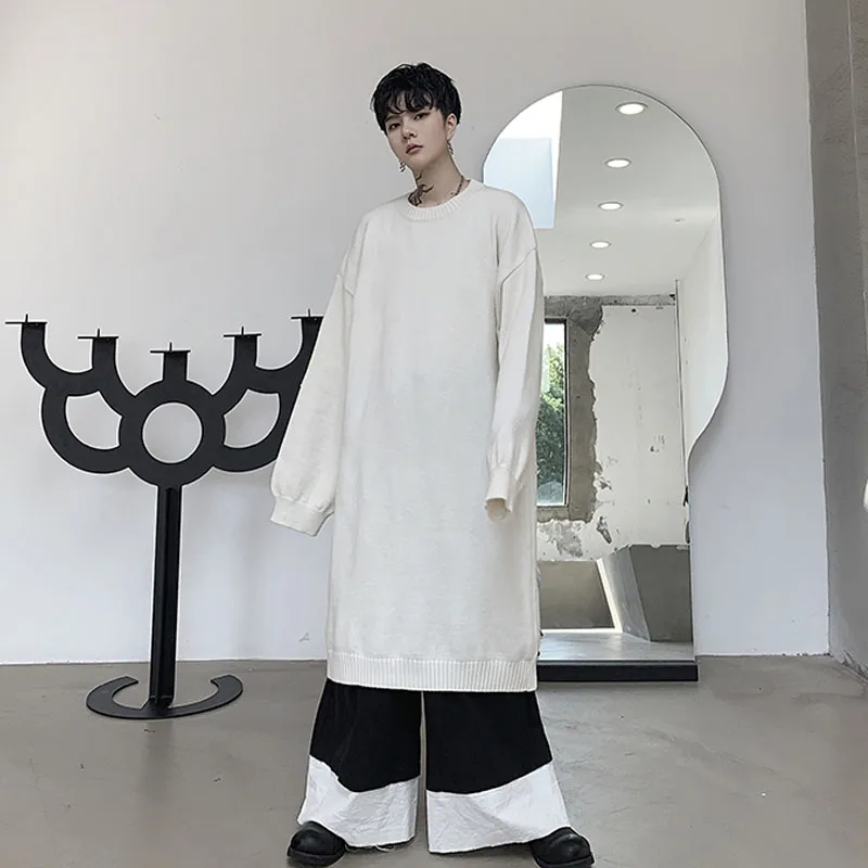 Уличная одежда для мужчин и женщин плотный свитер в стиле хип-хоп готический