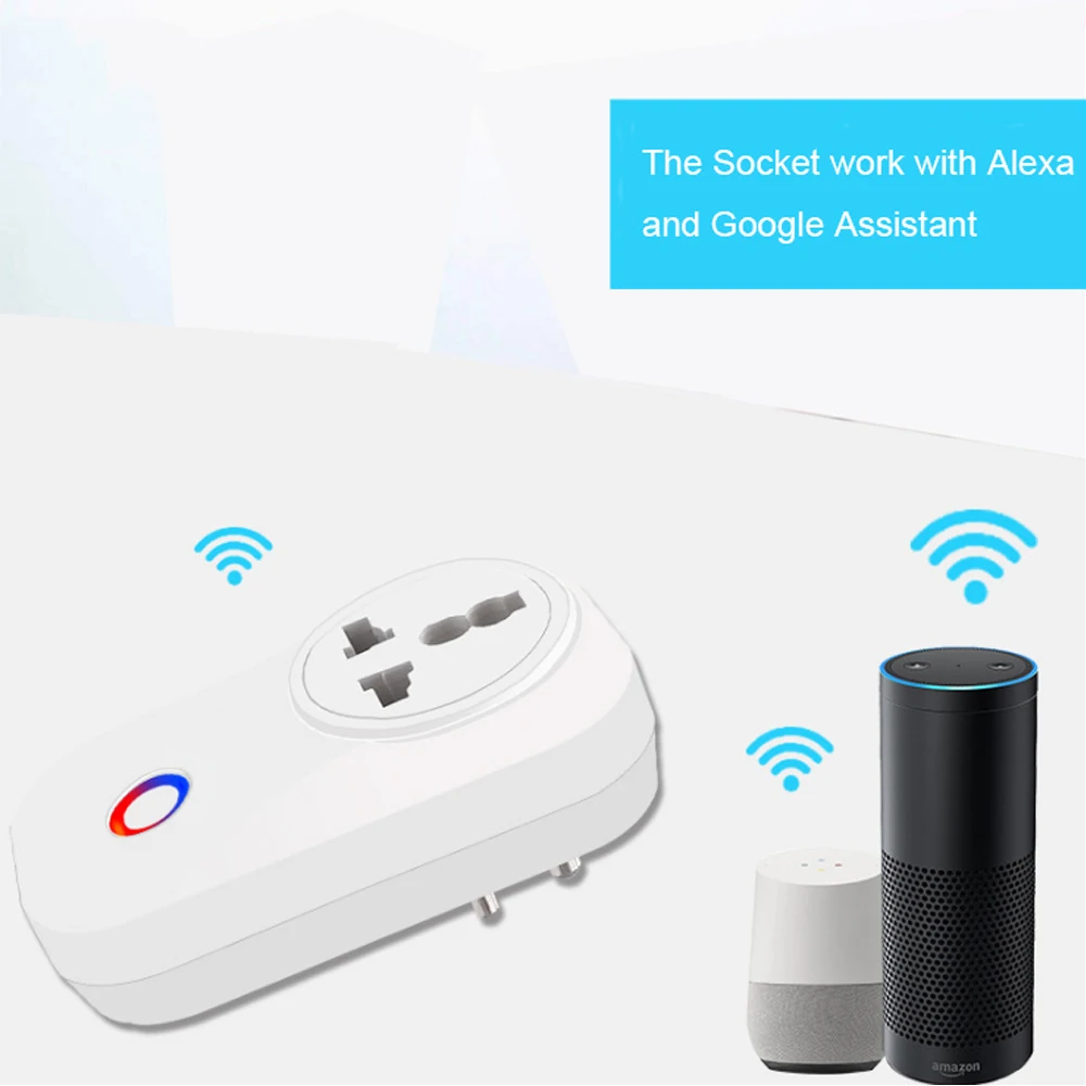 Usee Link Smart Socker power Plug WiFi умная розетка в 10А/16А мощность ed By Tuya работа с Alexa Google Home Mini IFTTT