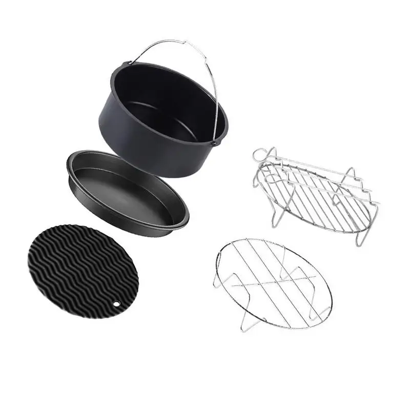 Аксессуары для фритюрницы 5 шт. 6 дюймов корзина торта сковорода пиццы кухонные